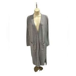 NWT Anybody Long Cardigan Pockets Seawool‎ Gray Women’s Size Small
